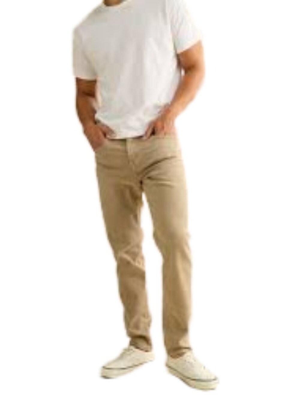 American Eagle Men's Flex Straight Let Khaki Jeans 5-pocket Pants Size 28/32